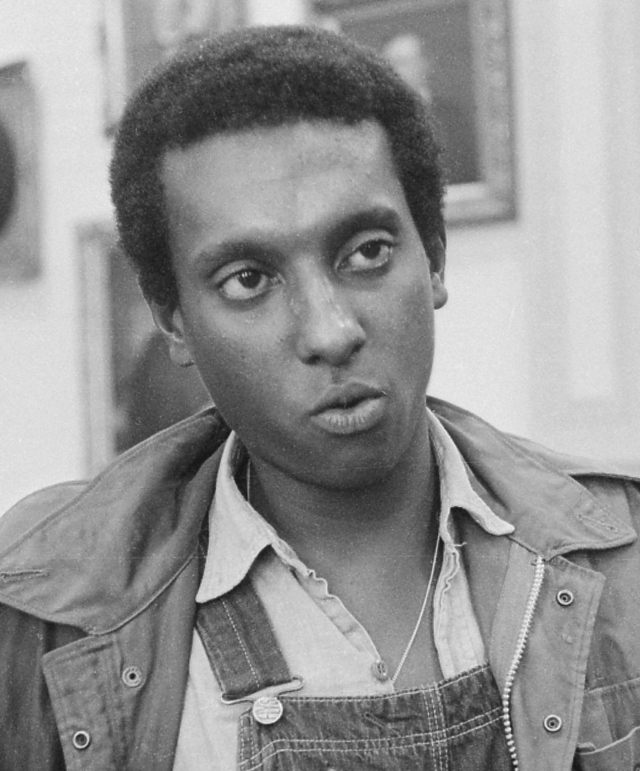 Kwame Ture (Stokely Carmichael) at a 1966 Mississippi press conference