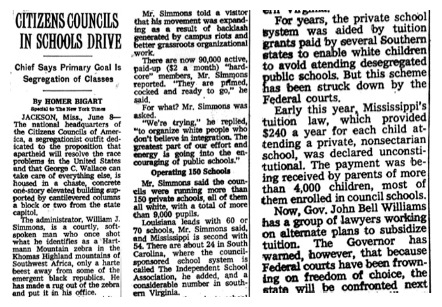 click to see item Citizens Councils in Schools Drive