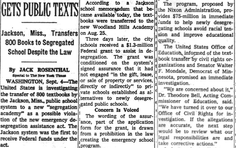 click to see item White Academy Gets Public Texts